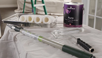 Step #1: Selecting Tools Needed to Paint Walls